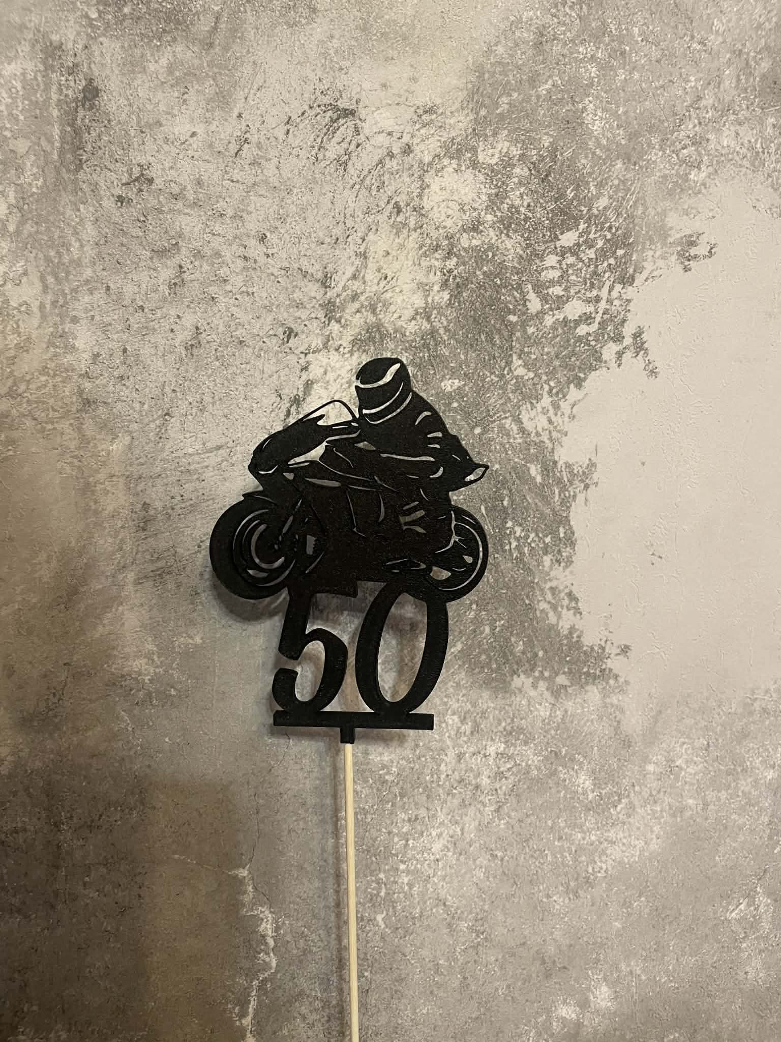 Topper na tort – Motor Personalizowany (Wiek)