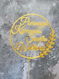 Topper na tort - Pierwsza Komunia Święta Personalizowany (Imię)